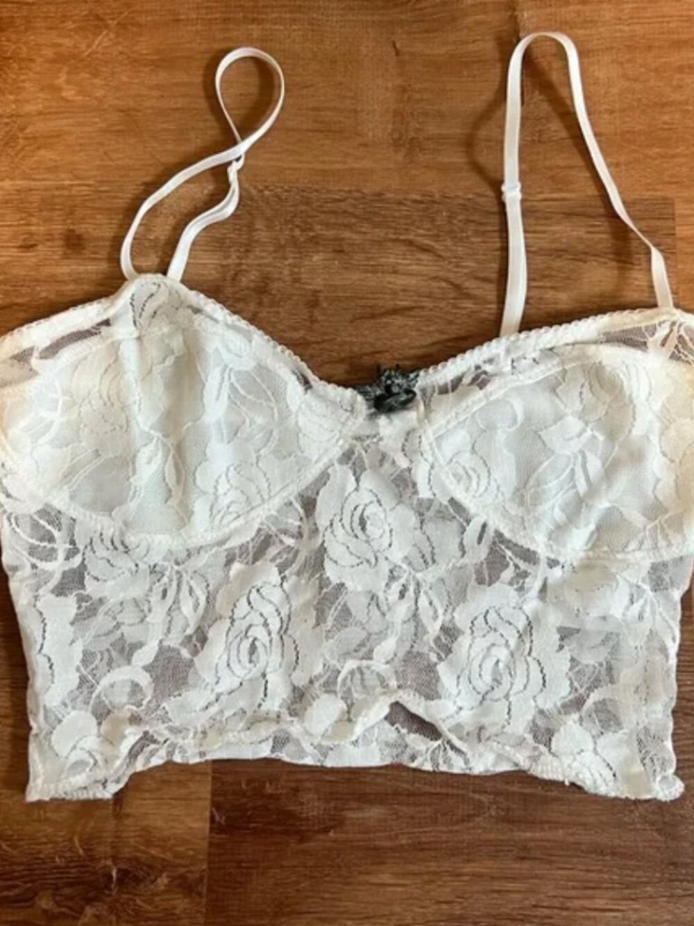 BOYS LIE White Lace Tank NWOT